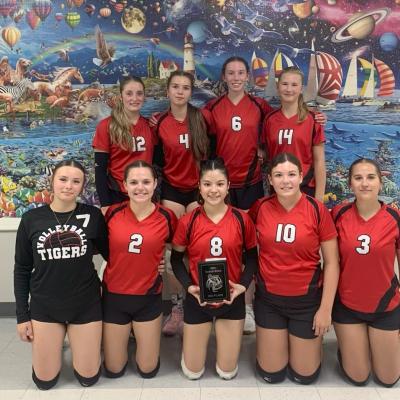 Gus Wetter Team History: The 2025 Senior Girls Tigers built a season defined by grit, teamwork, and heart. A major highlight was earning bronze at a 3A tournament, proving they could compete with much larger schools. The Tigers then finished 2nd at Areas and 2nd at East Central Zones, securing their spot at the 1A Provincial Championship in Manning. Their season was driven by strong defense, smart decision-making, and relentless effort. A special thank-you to the parents for their support.