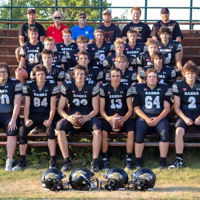 J.C. Charyk Hanna High 6-a-side Team History: The Hawks were fortunate to have a good year and are excited to be playing in the Alberta Bowl for the SSA Provincial Championship. They held the third seed ranking throughout the year and are now looking forward to competing against a very well coached and strong team from Breton High School. JC Charyk began playing 6-aside football in 2012 and are very grateful that there is football for small high schools with student bodies of less than 100 like themselves.