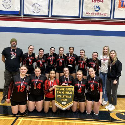 St. Jerome Team History: The St. Jerome Spartans are excited to represent the North East Zone at Volleyball Provincials this year. This season, the Spartans competed in four tournaments, earning three first-place finishes and one second-place finish, demonstrating their consistency and competitiveness. Their success continued at the North East Zone Championship, where they captured gold and earned the right to represent the zone.